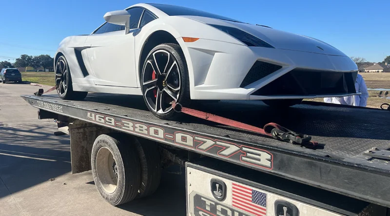 Exotic Car Towing in Allen, TX by Towing Squad